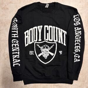 Body Count Los Angeles Raiders Crewneck Sweatshirt Ice T Hardcore